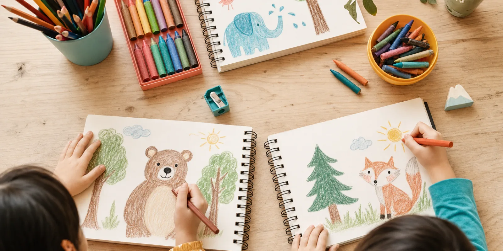 أدوات الرسم للأطفال المبتدئين